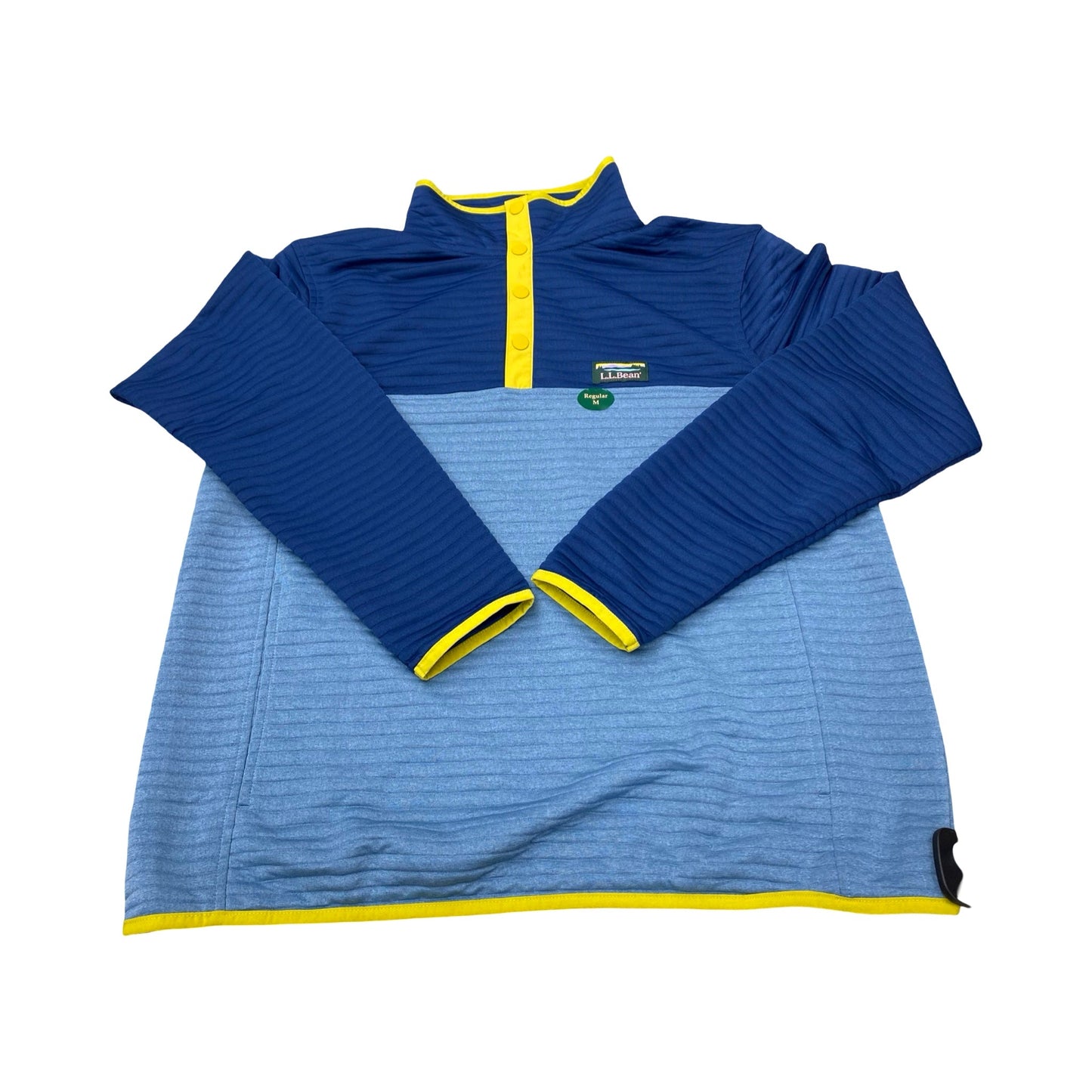 Athletic Sweatshirt Collar By L.L. Bean In Blue, Size:M