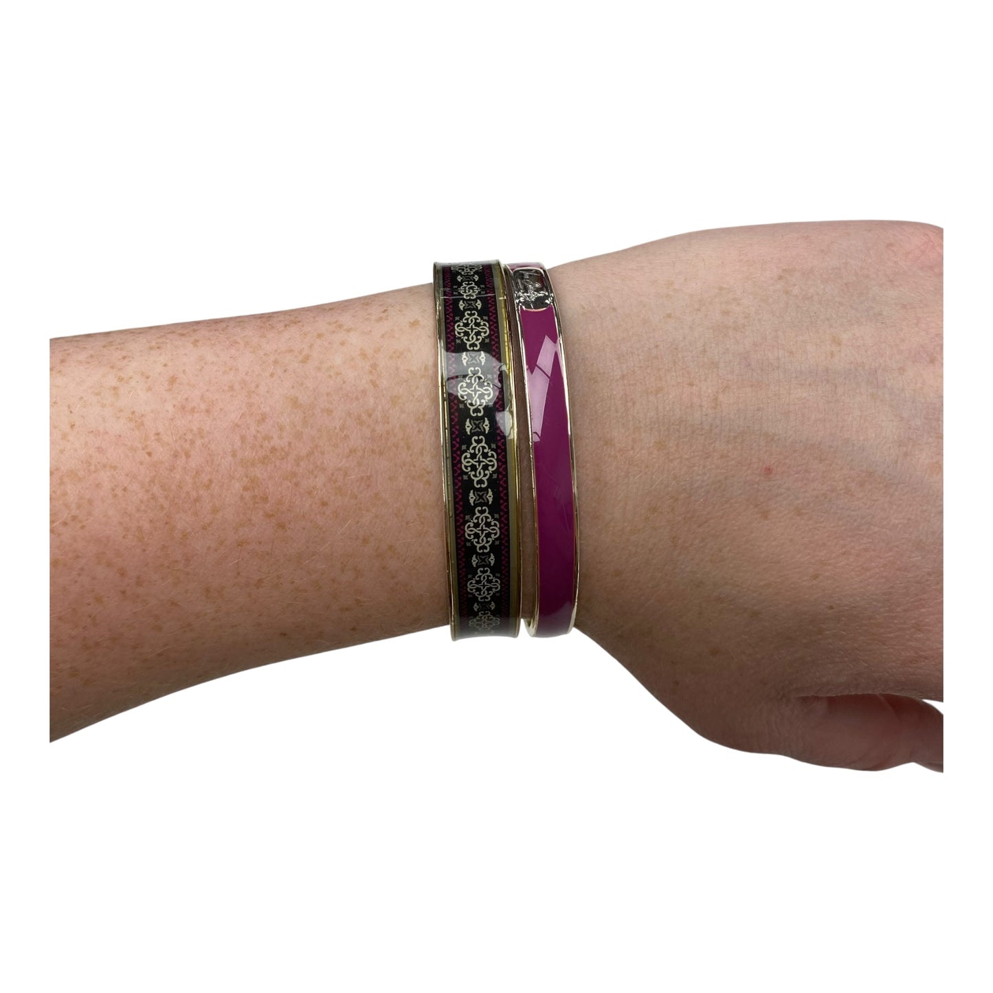 Bracelet Set By Vera Bradley In Purple, Size:02 Piece Set