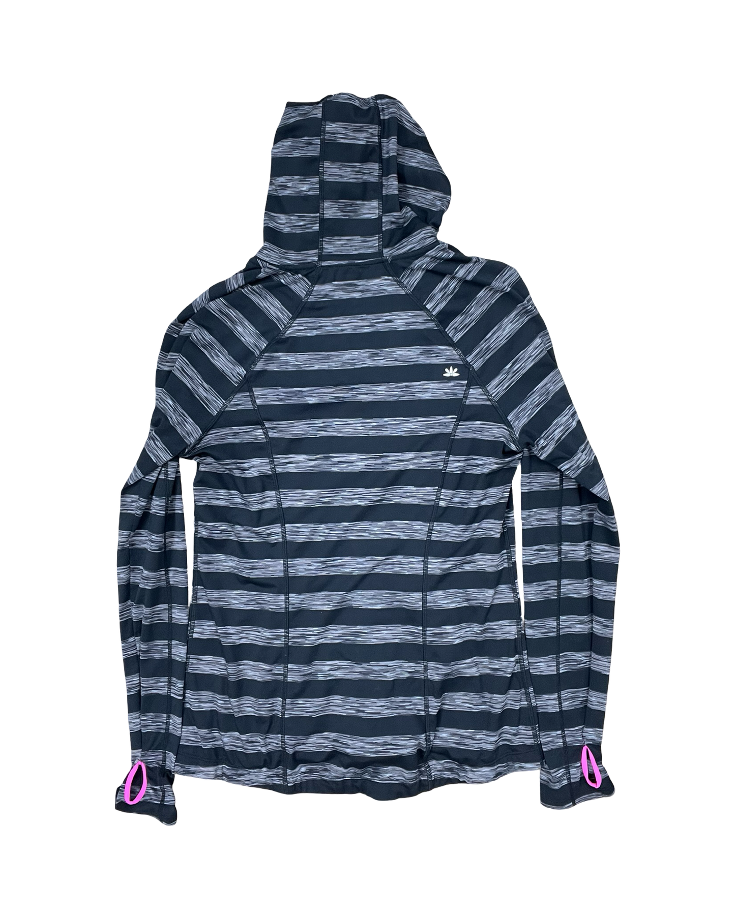 Athletic Jacket By Lukka In Black & Pink, Size:L