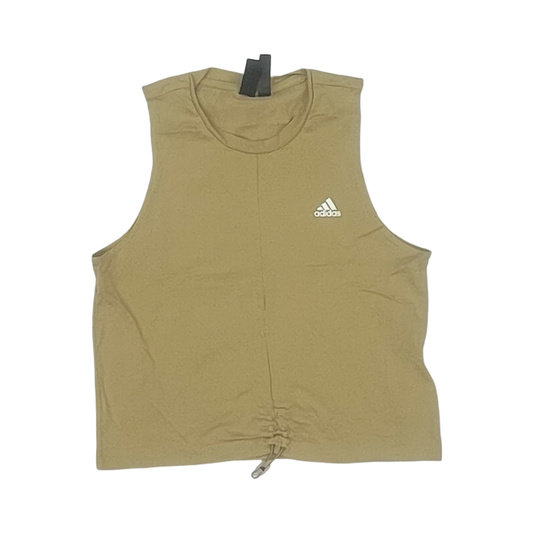 Athletic Tank Top By Adidas In Tan, Size:S