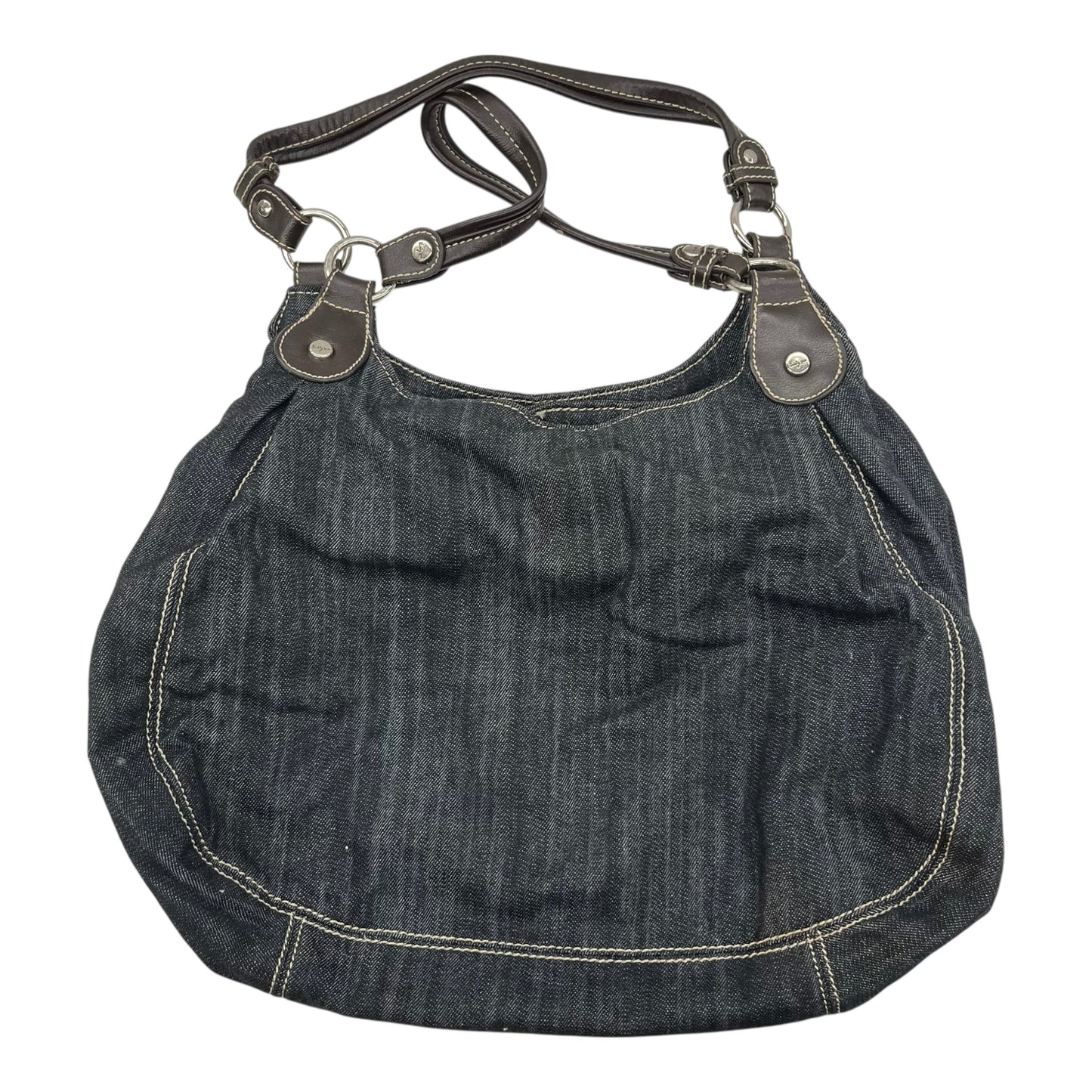 Handbag By Thirty One In Blue Denim, Size:Medium