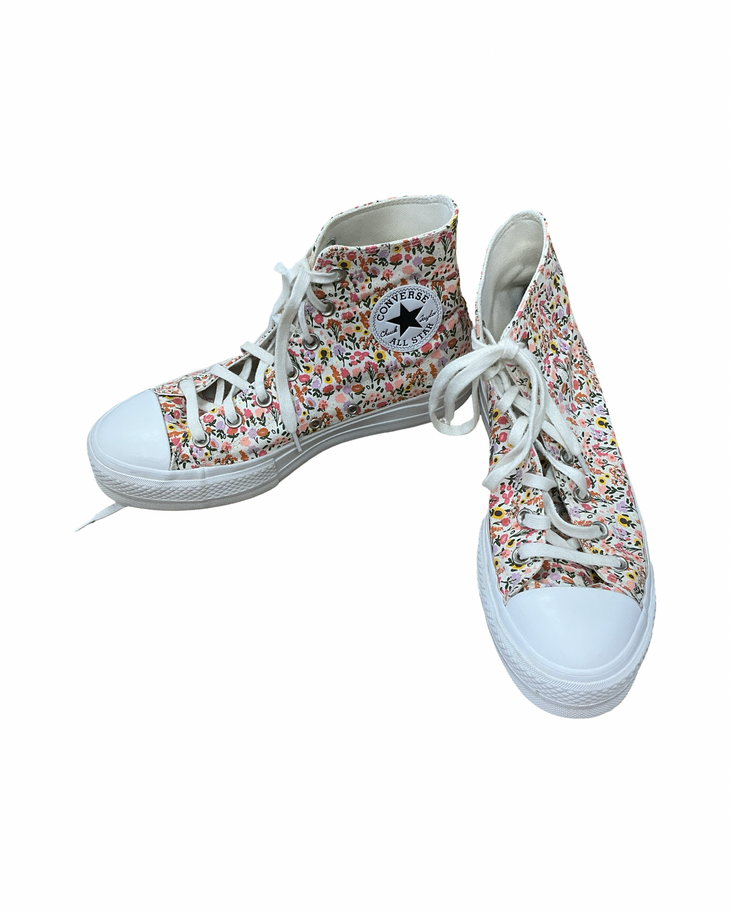 Shoes Sneakers By Converse In Floral Print, Size:9