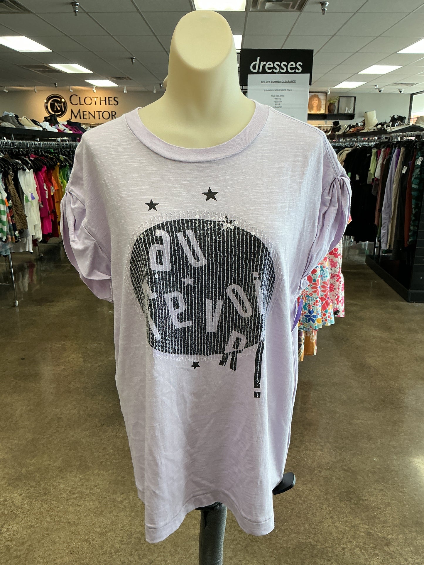 Top Ss By Current/Elliott In Purple, Size:S