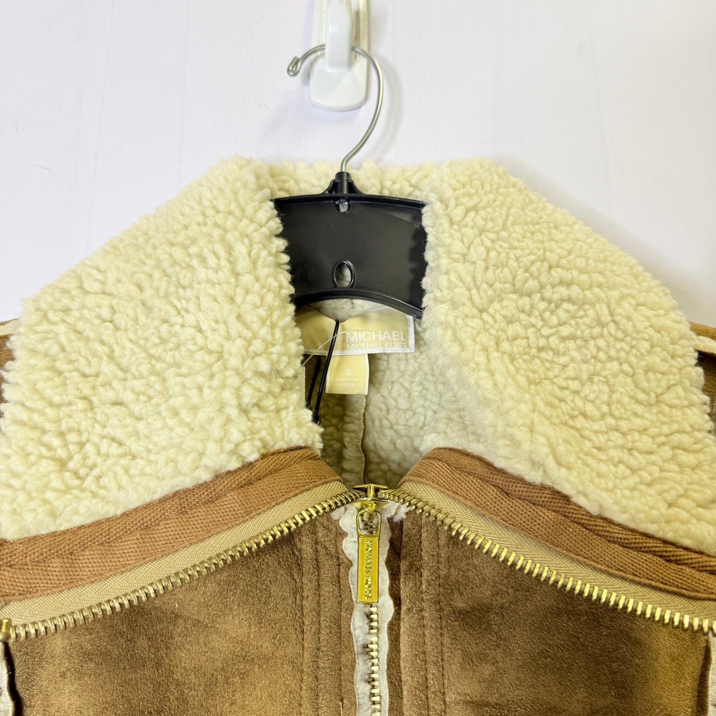 Vest Faux Fur & Sherpa By Cmc In Brown, Size: S