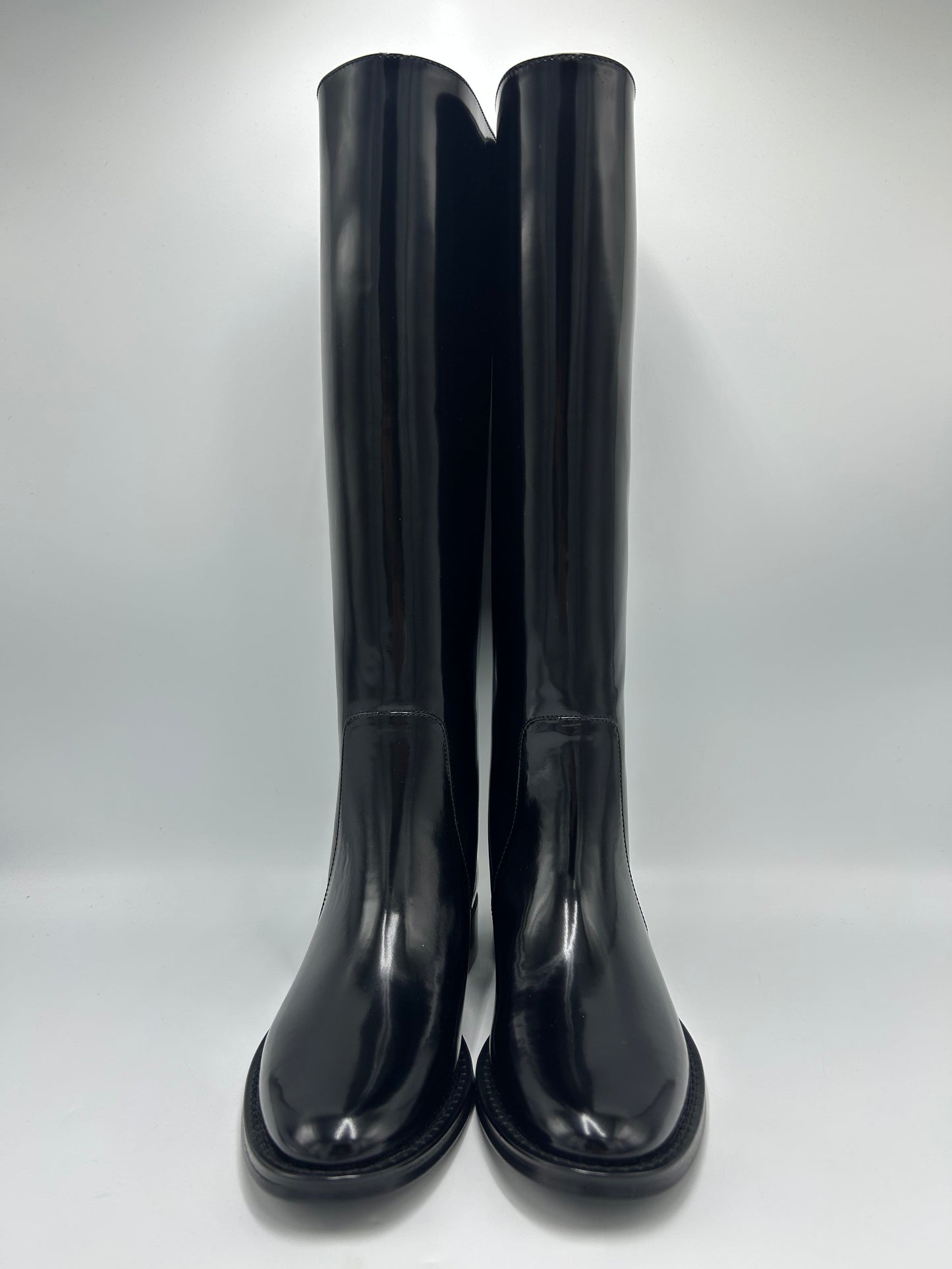 Yves Saint Laurent YSL Hunt Designer Luxury Riding Boots, Size: 8 (38)