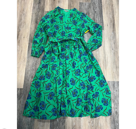 Dress Casual Maxi By Boden In Green, Size: 20/22