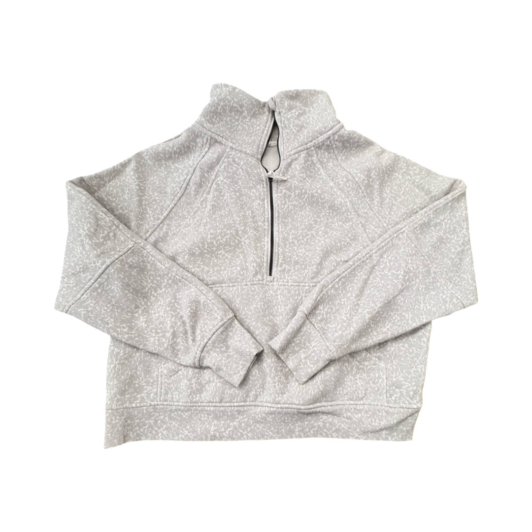 Sweatshirt Collar By Jockey In Grey, Size:L
