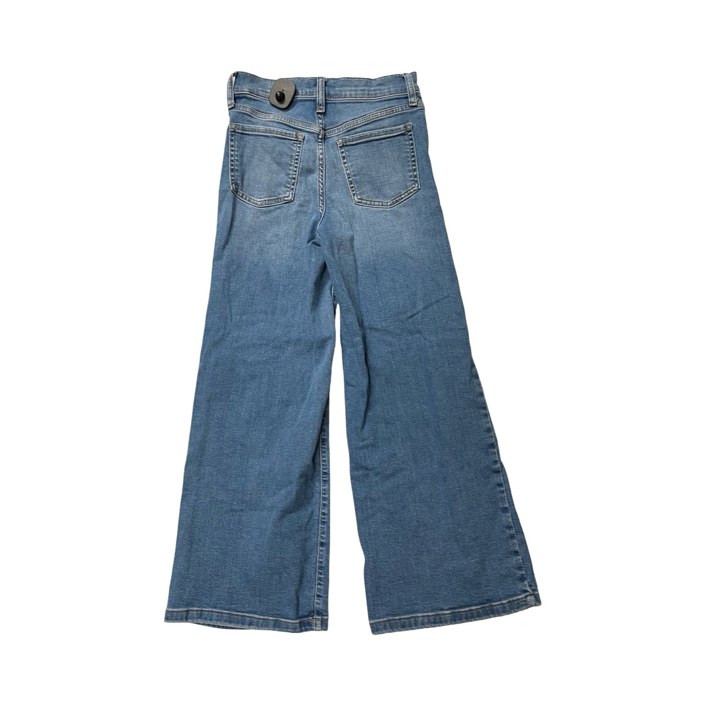 Jeans Wide Leg By Banana Republic In Blue Denim, Size:0