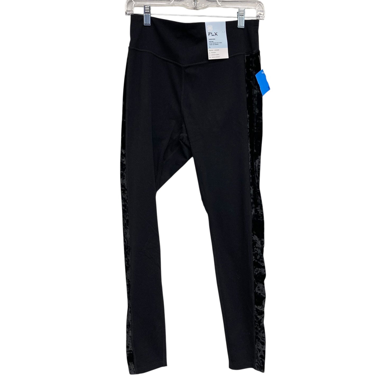 Athletic Leggings By Flx In Black, Size:L