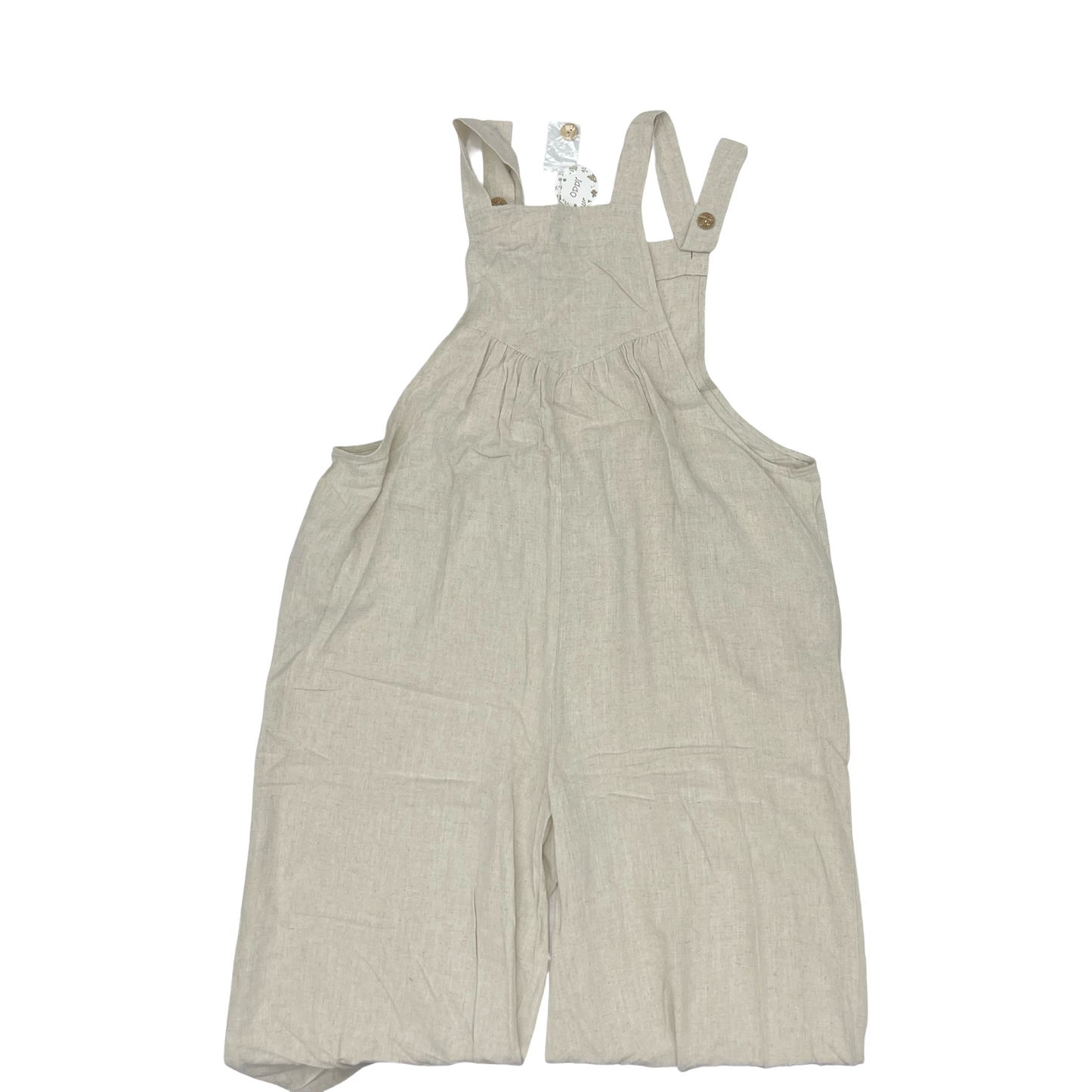 Overalls By Oddi In Tan, Size:2X