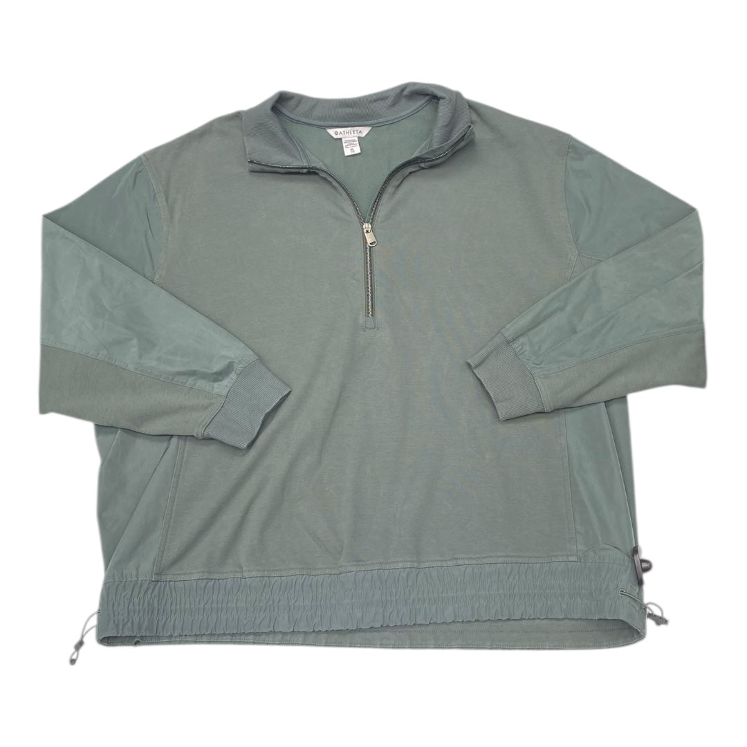 Athletic Sweatshirt Collar By Athleta In Green, Size:Xl
