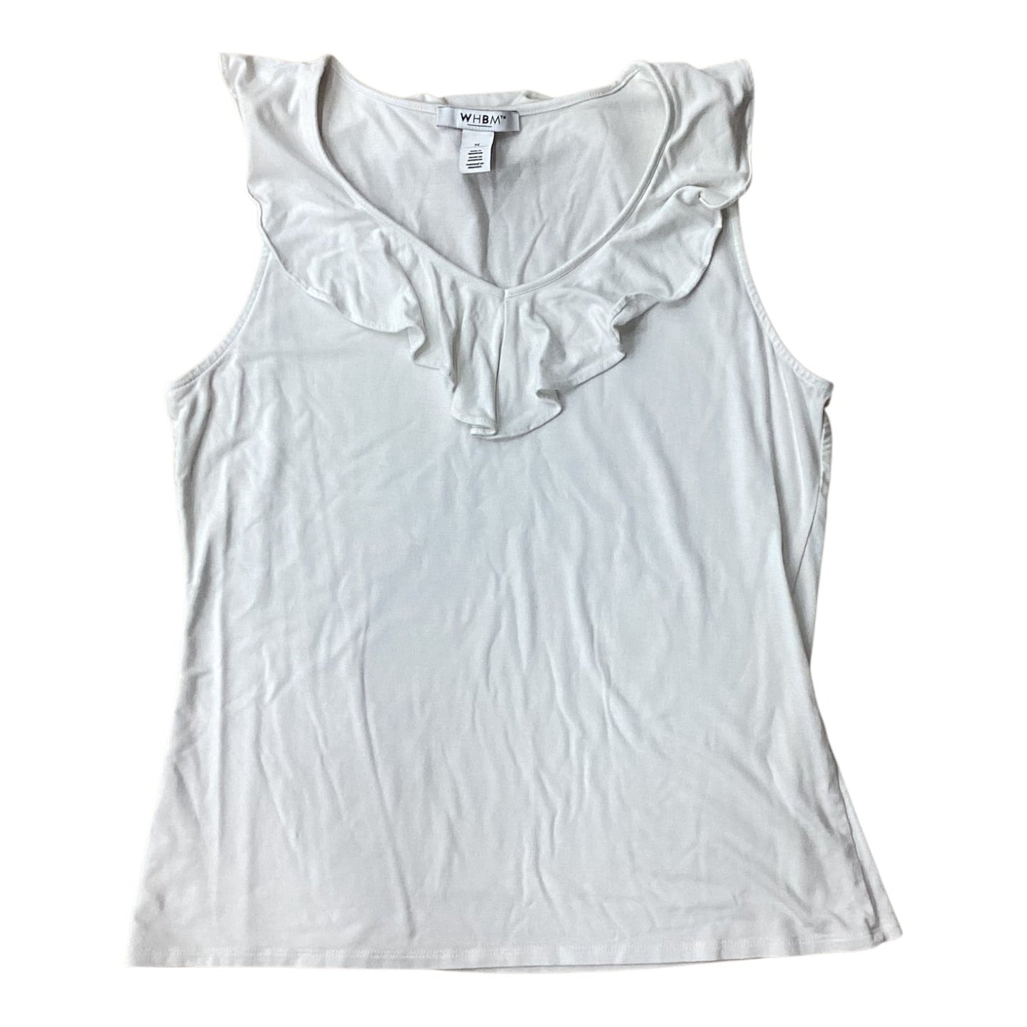 Tank Top By White House Black Market In White, Size:M