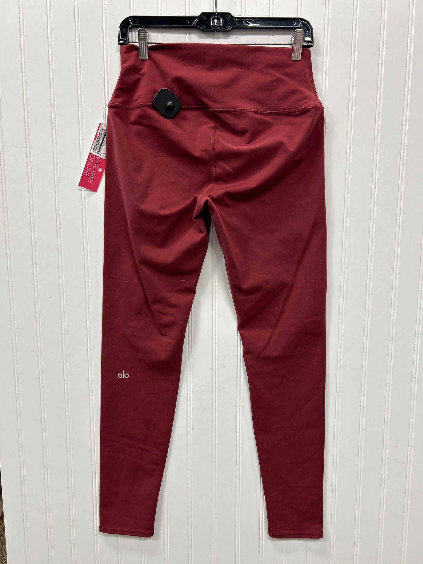 Athletic Leggings By Alo In Red, Size:L