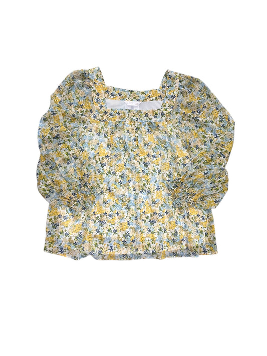 Blouse Ls By Lc Lauren Conrad In Floral Print, Size:Xl