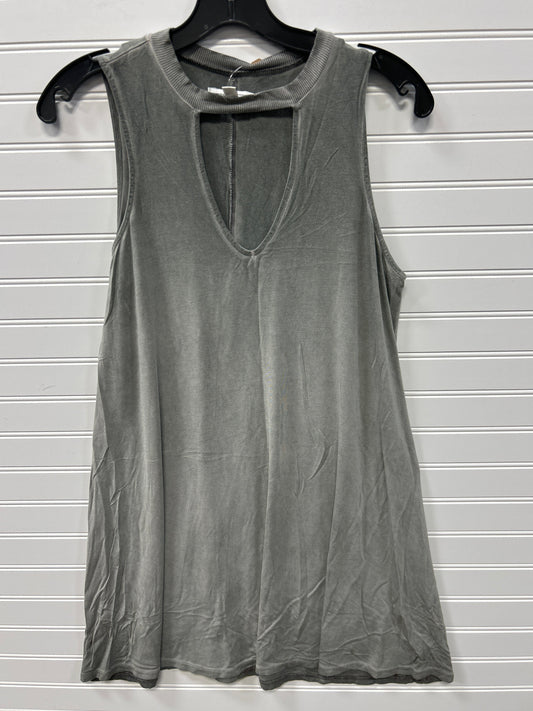 Dress Casual Midi By American Eagle In Grey, Size:M