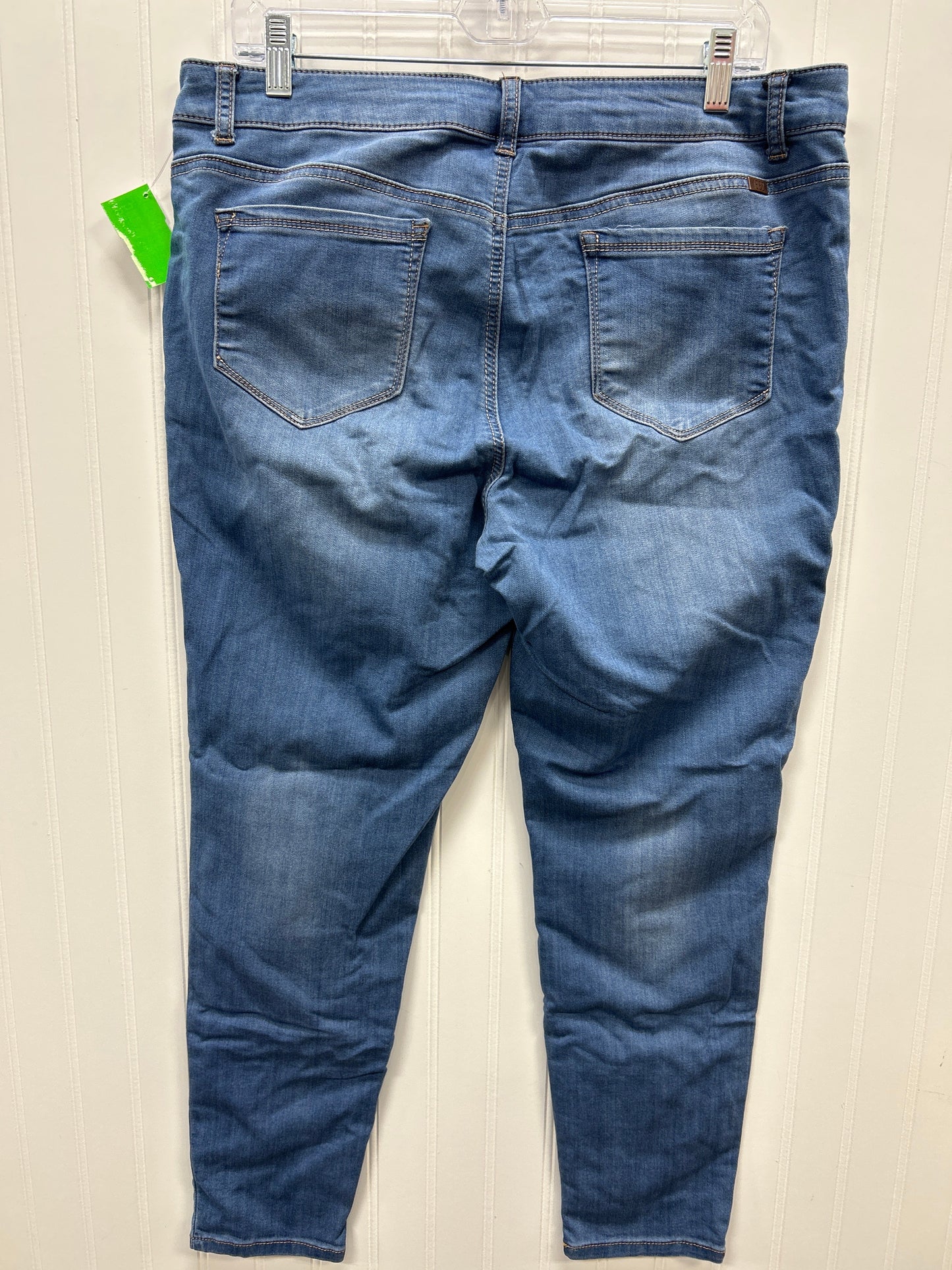 Jeans Skinny By 1822 Denim In Blue Denim, Size:14