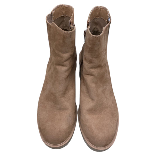 Boots Ankle Heels By Universal Thread In Brown, Size:9.5