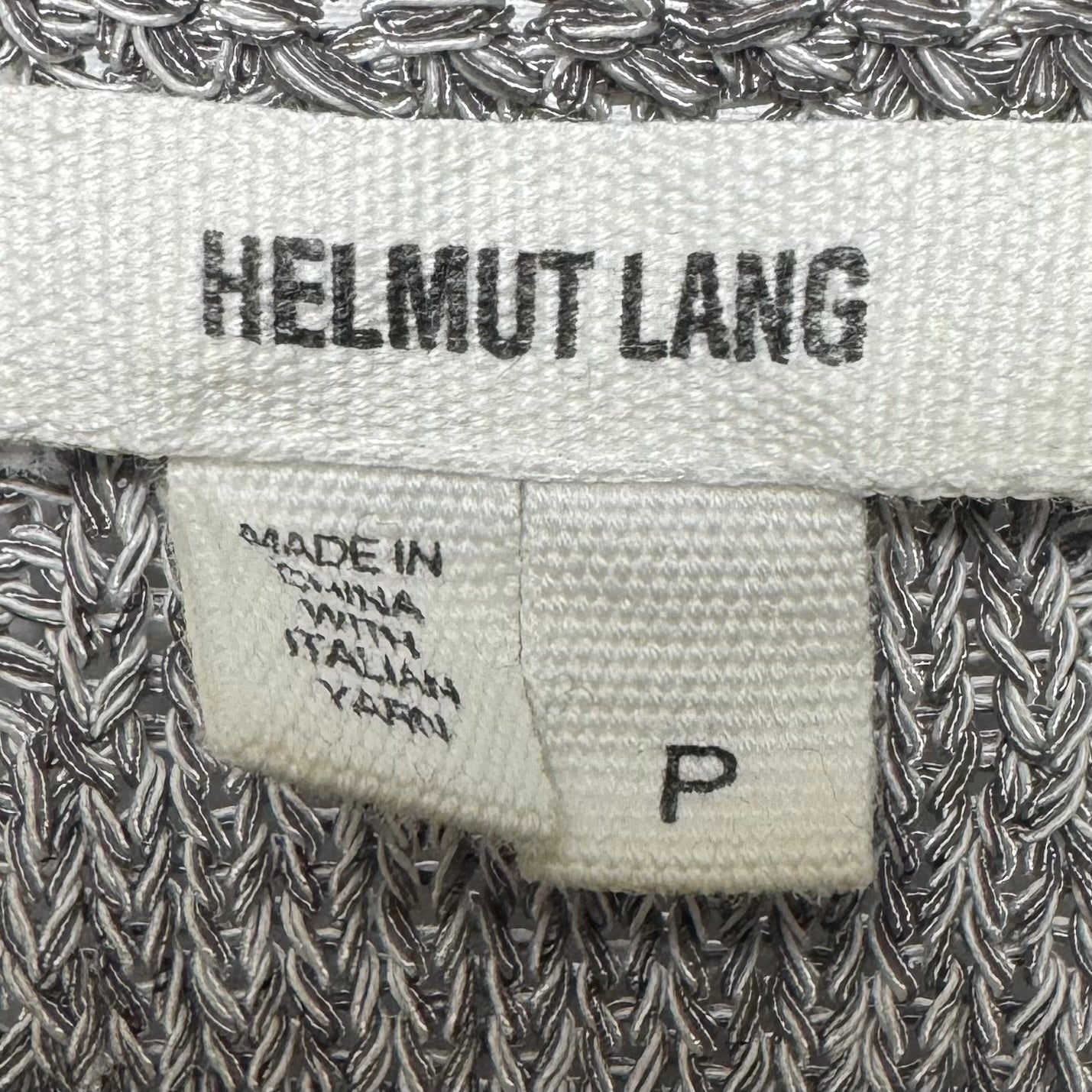 Sweater By Helmut Lang In Blue & Grey, Size: S