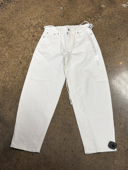 Jeans Wide Leg By American Eagle In White, Size:2
