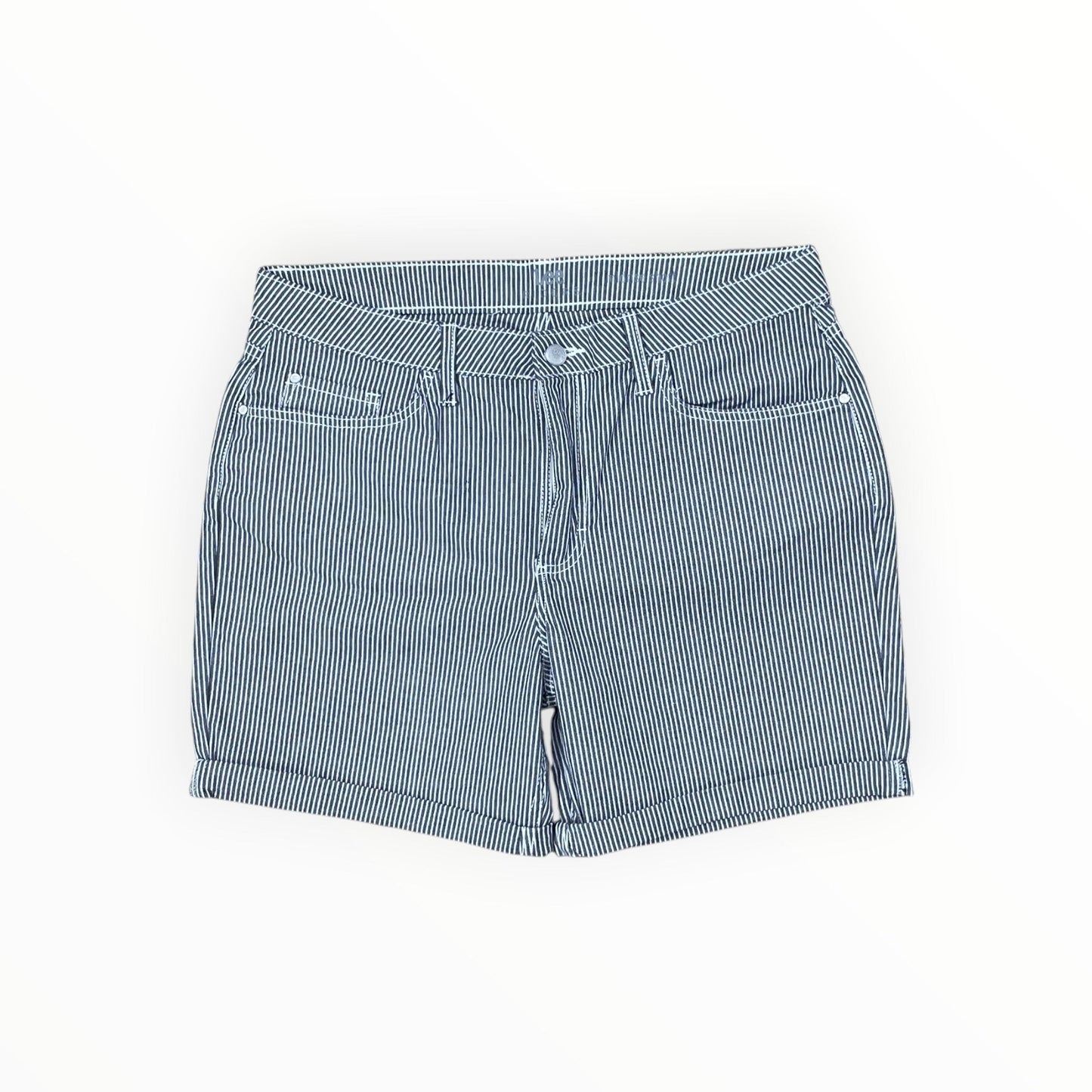 Shorts By Lee In Blue & White, Size:12