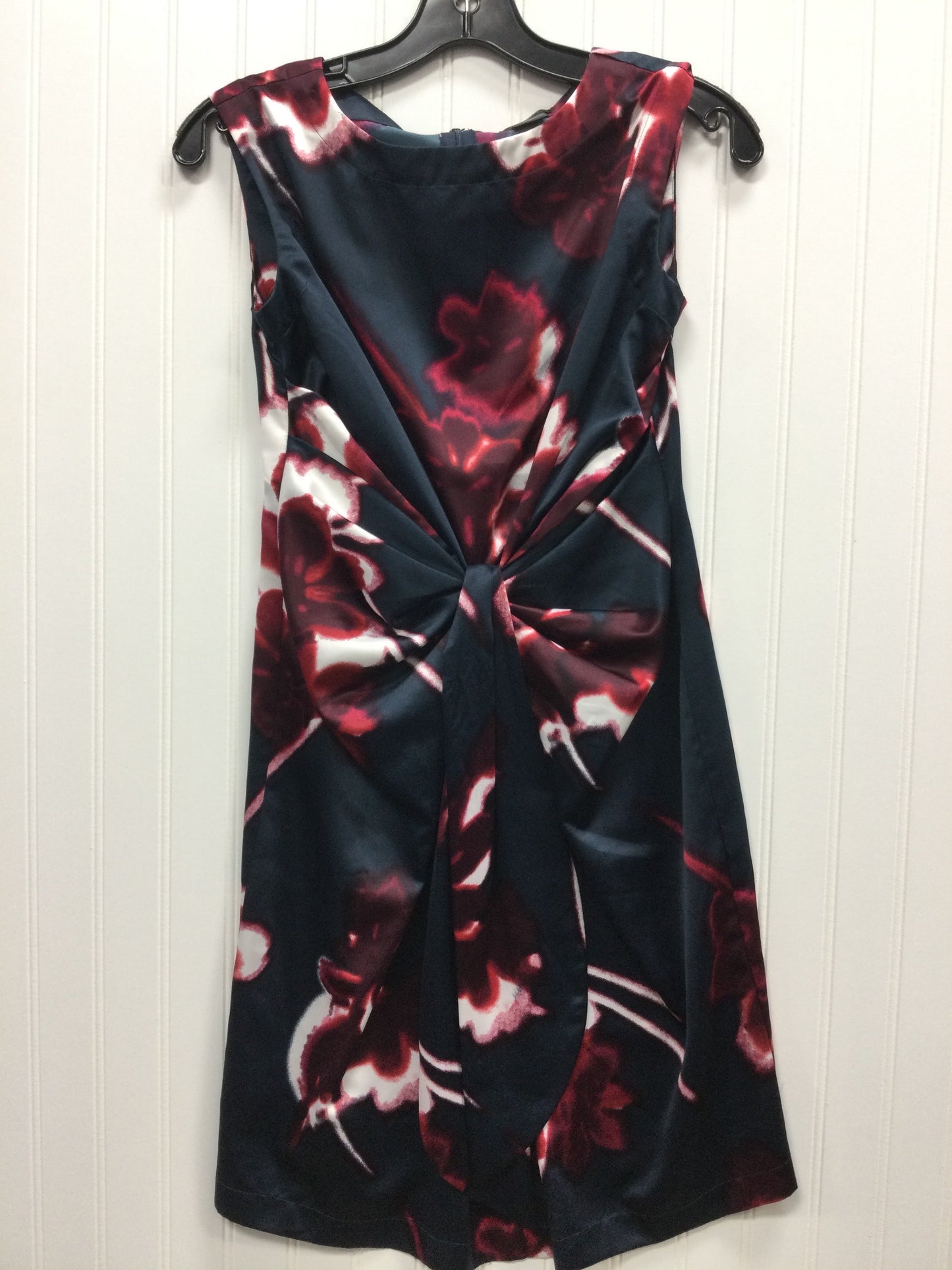 Dress Work By Ann Taylor In Blue & Red, Size:0P