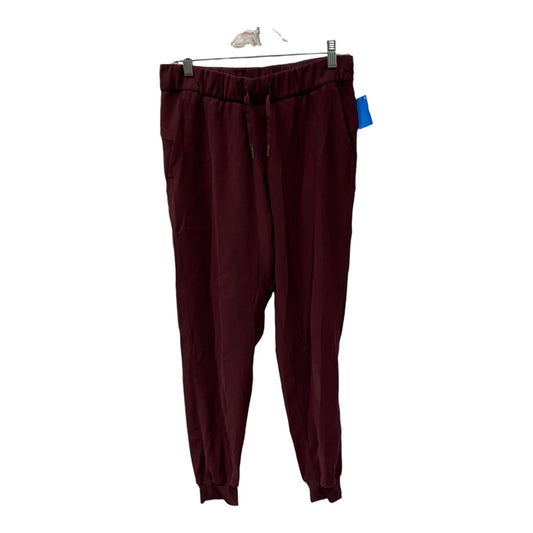 Athletic Pants By Lululemon In Maroon, Size:S