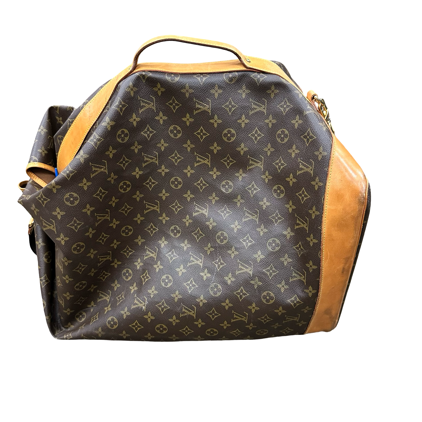 Reduced/final sale Sac Marin Bandoulière bag Luggage Luxury Designer By Louis Vuitton, Size: Large