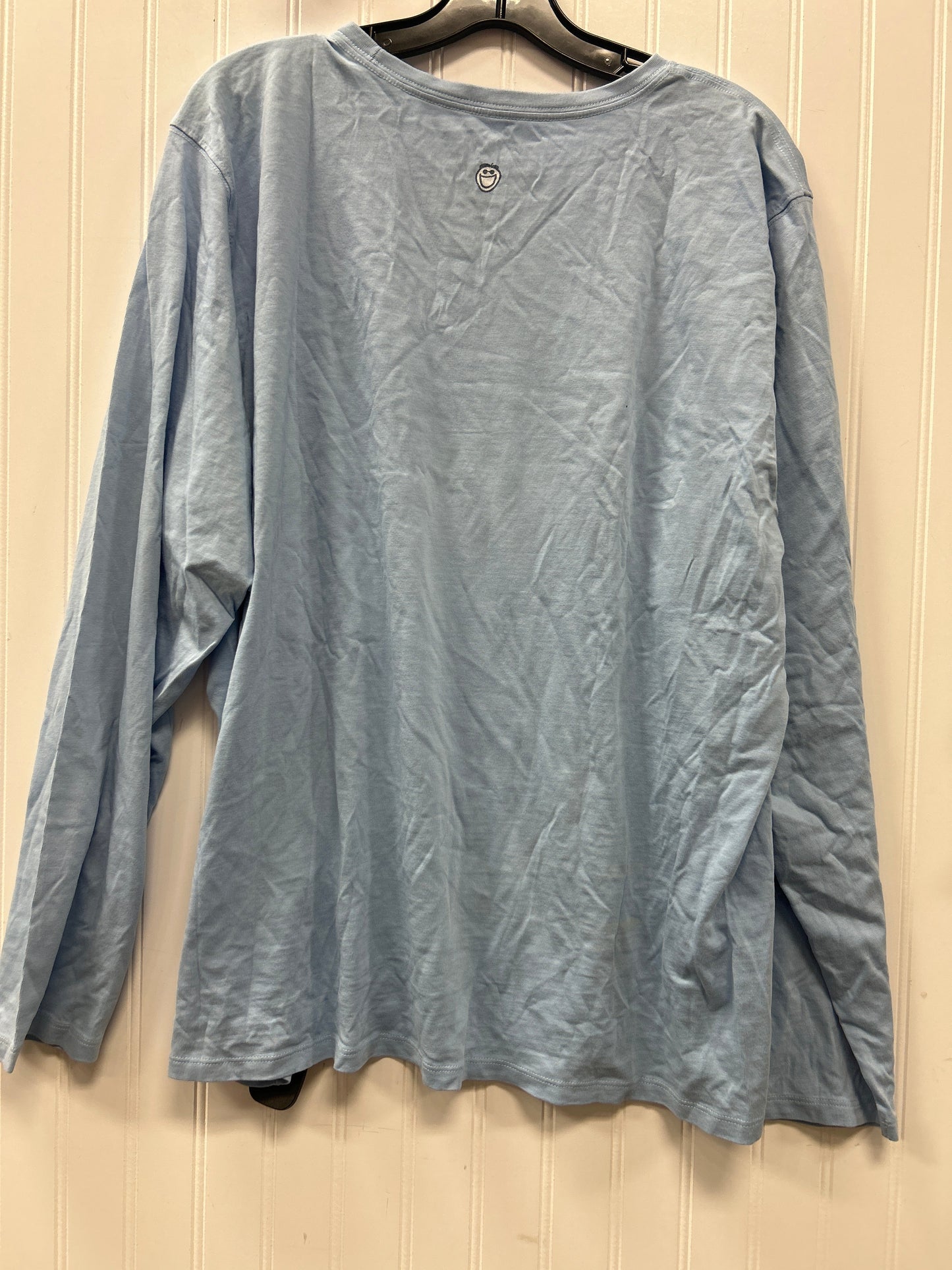 Top Ls By Life Is Good In Blue, Size:1X