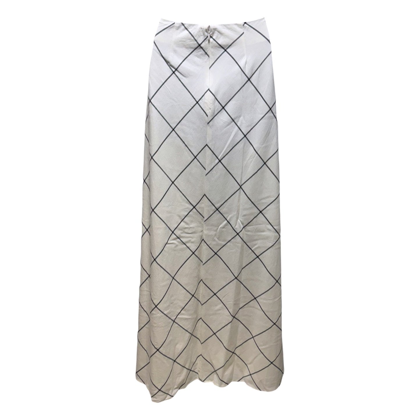 Branch Skirt By Staud In Ivory Windowpane, Size: 4