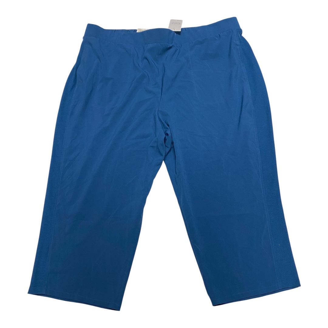 Athletic Pants By Croft And Barrow In Blue, Size:2X