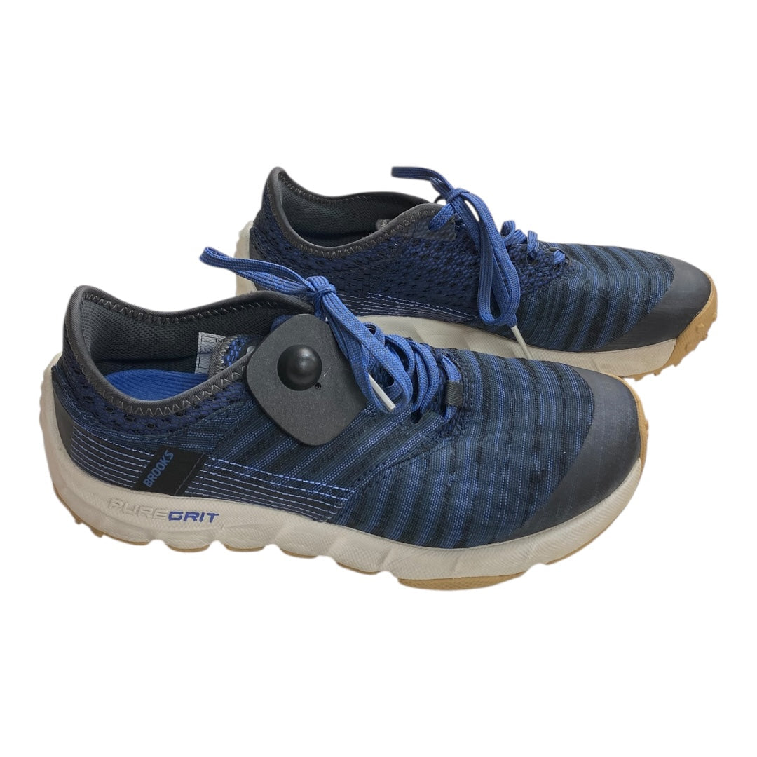 Shoes Athletic By Brooks In Blue & Grey, Size:7
