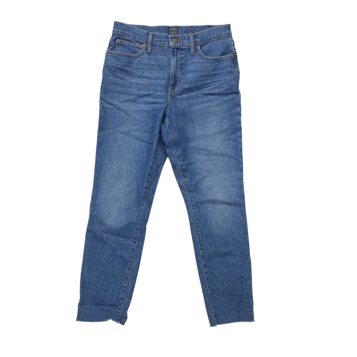 Jeans Skinny By J. Crew In Blue Denim, Size:6