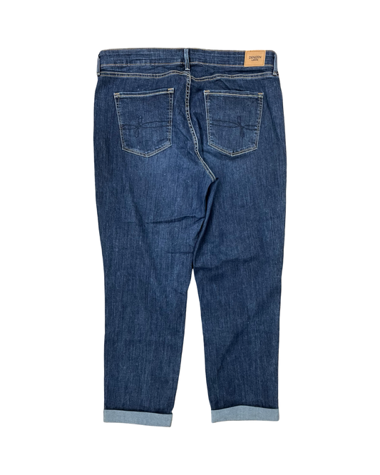 Jeans Boyfriend By Levis In Blue Denim, Size:18