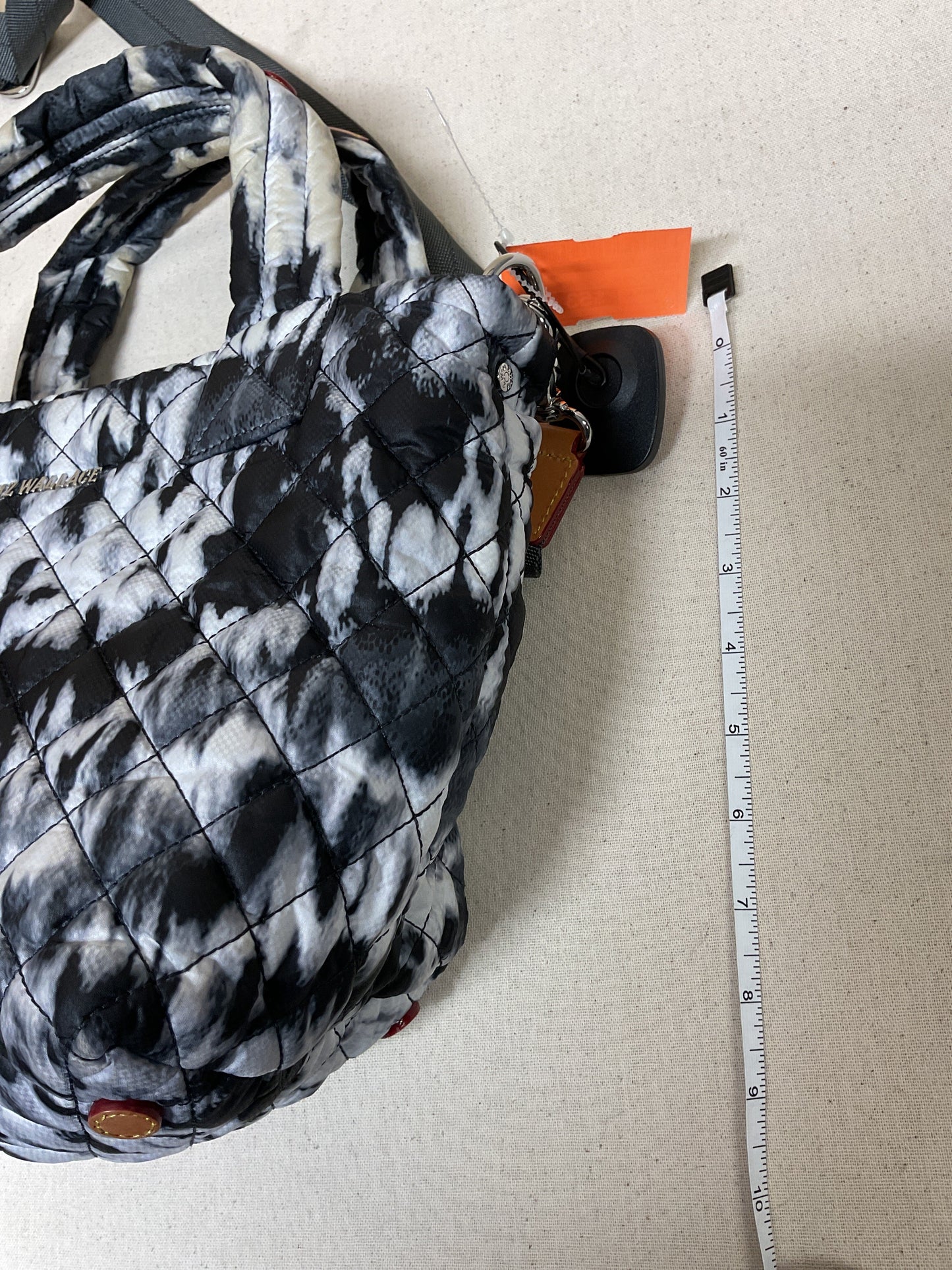 Handbag By Mz Wallace In Black & White, Size:Small