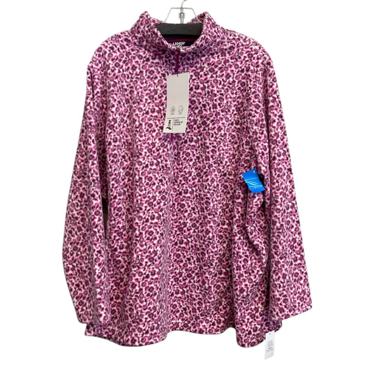 Athletic Fleece By Lands End In Pink, Size:3X