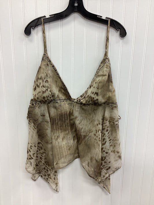 Top Sleeveless By Urban Outfitters In Animal Print, Size:Xl