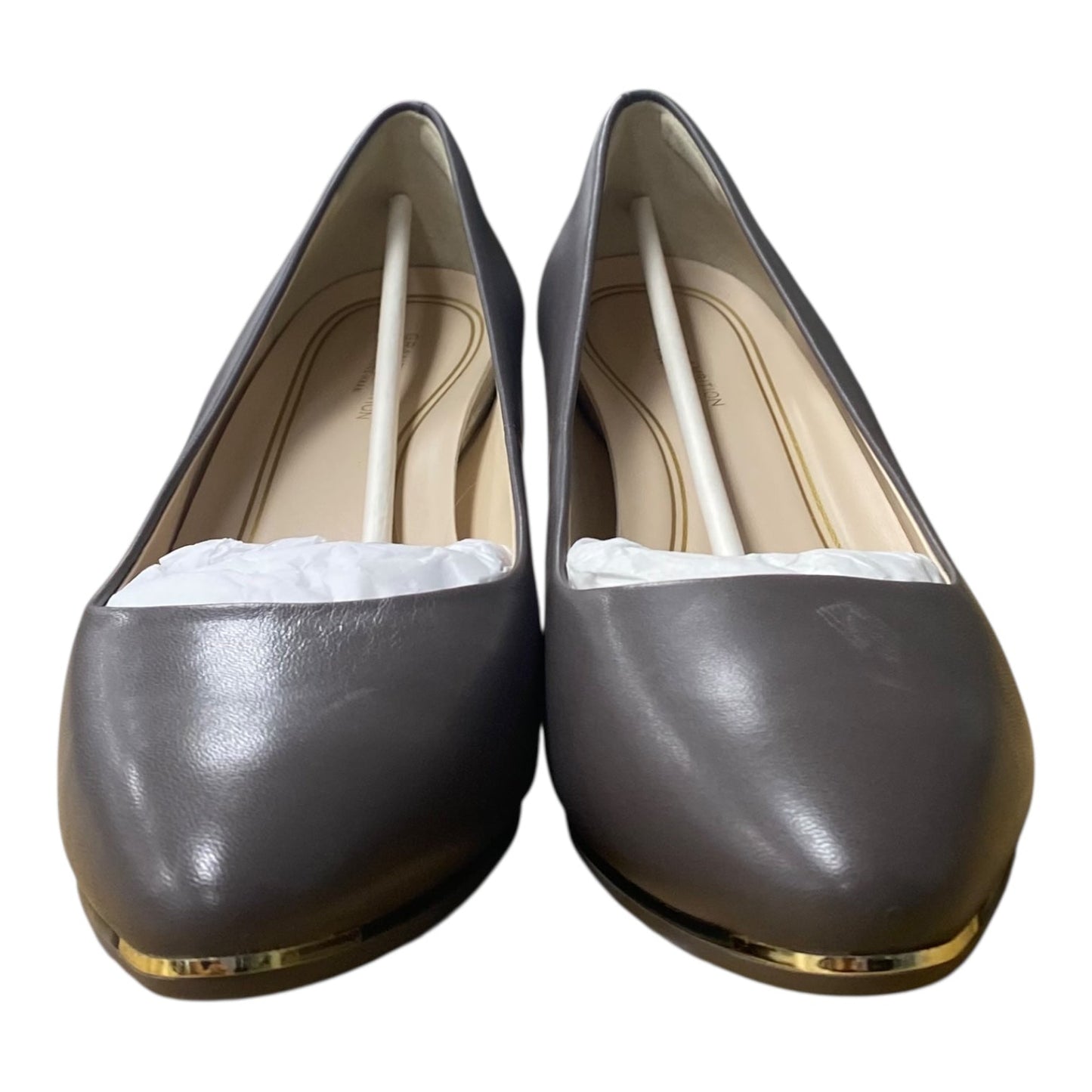 Shoes Heels Wedge By Cole-Haan In Grey, Size:7.5