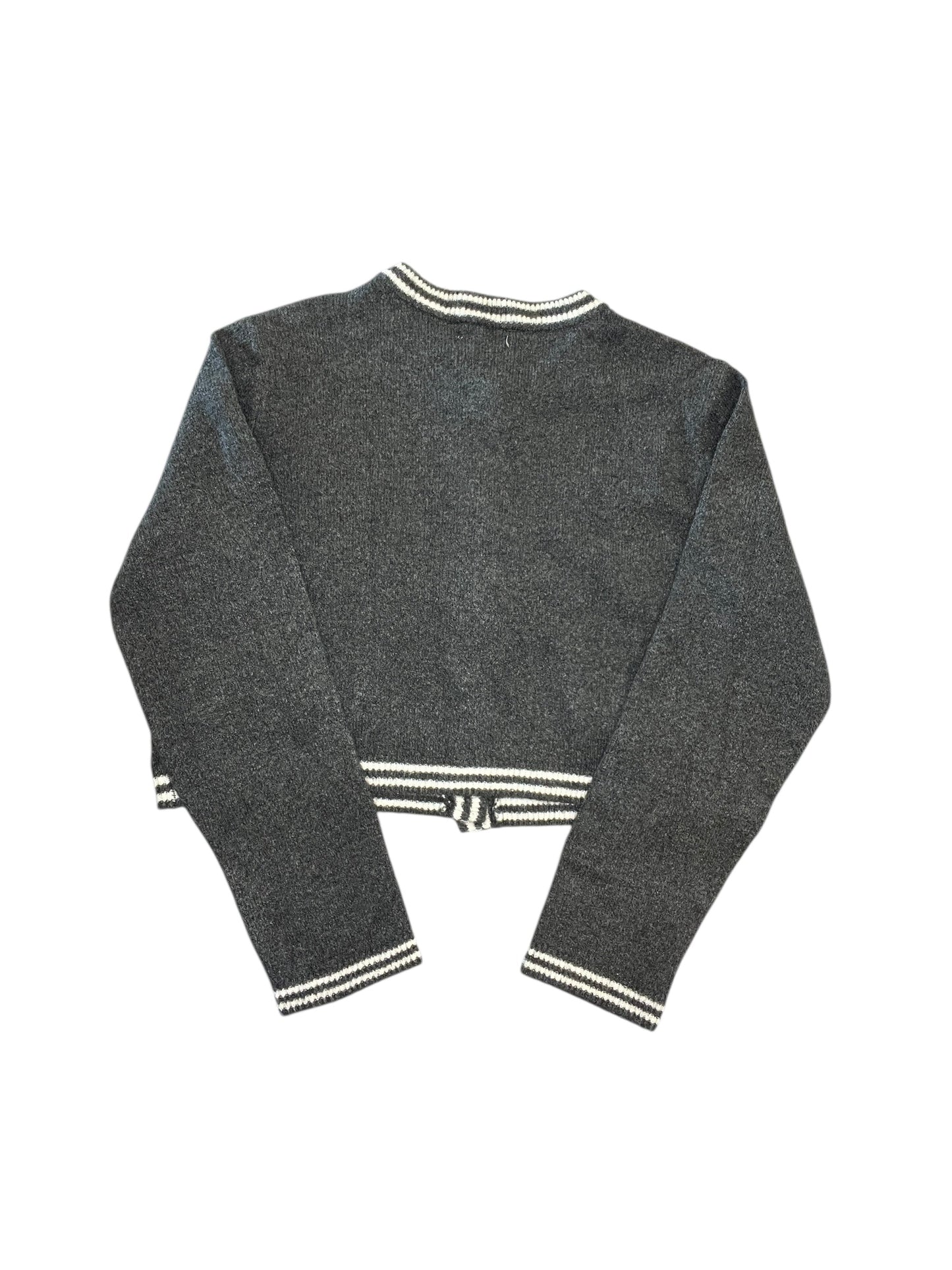 Cardigan By American Eagle In Grey, Size:Xl