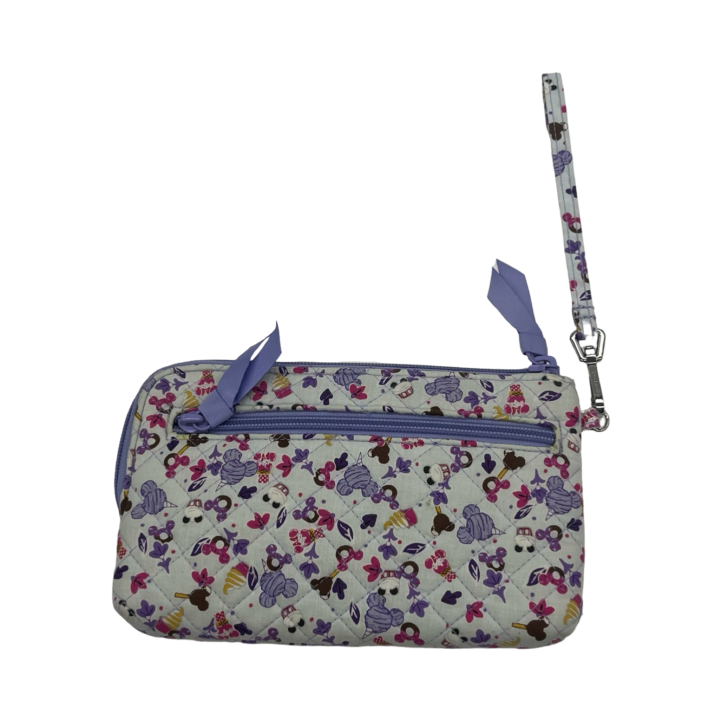 Wristlet By Vera Bradley In Blue & Purple, Size:Medium