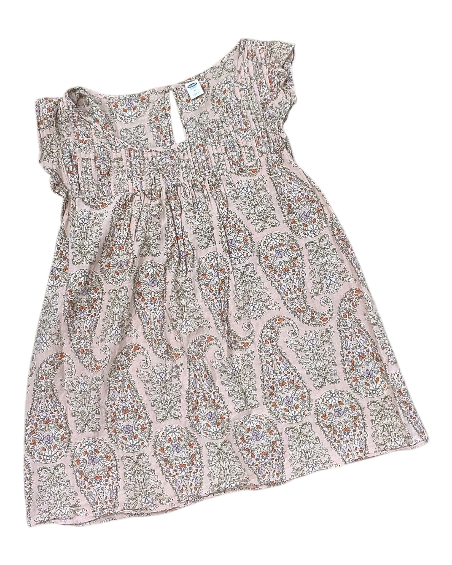 Top Sleeveless By Old Navy In Peach, Size:M