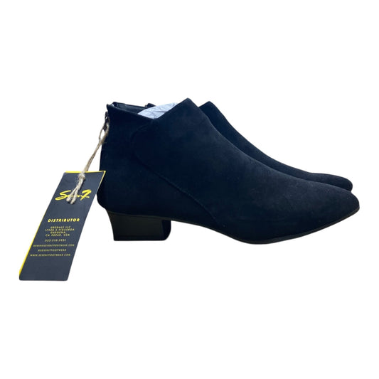 Boots Ankle Heels By Seven 7 In Black, Size:7