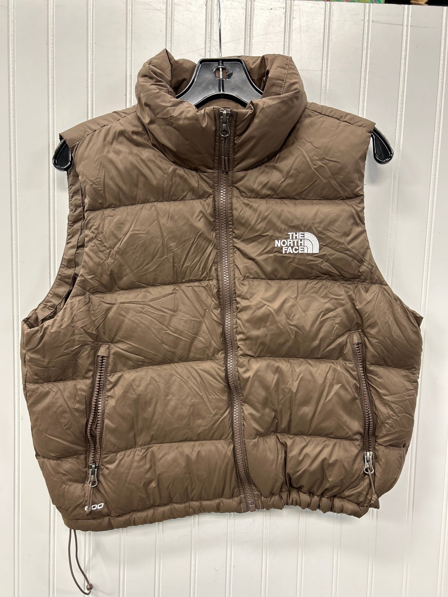 Vest Puffer & Quilted By The North Face In Brown, Size:L