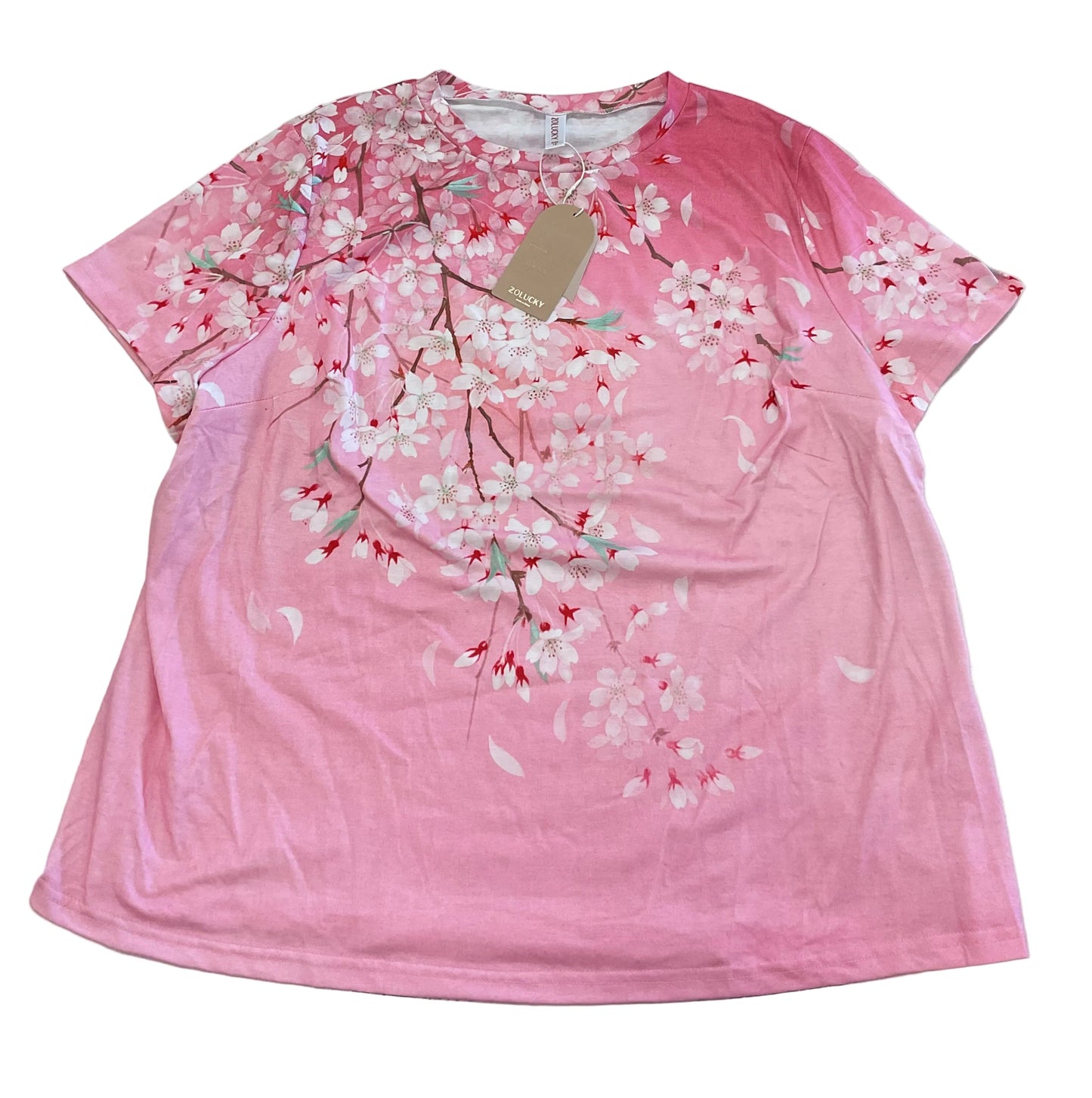 Top Ss By Clothes Mentor In Pink, Size:1X