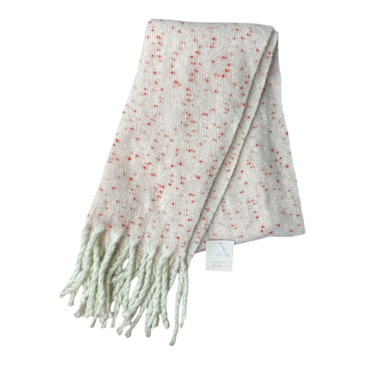 SCARF WINTER by LC LAUREN CONRAD In CREAM & RED