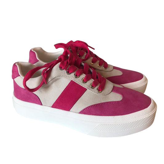 Shoes Sneakers By J Slides In Pink, Size:7