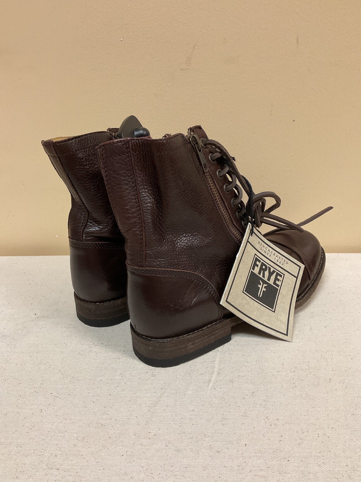 Boots Designer By Frye In Brown, Size:6.5