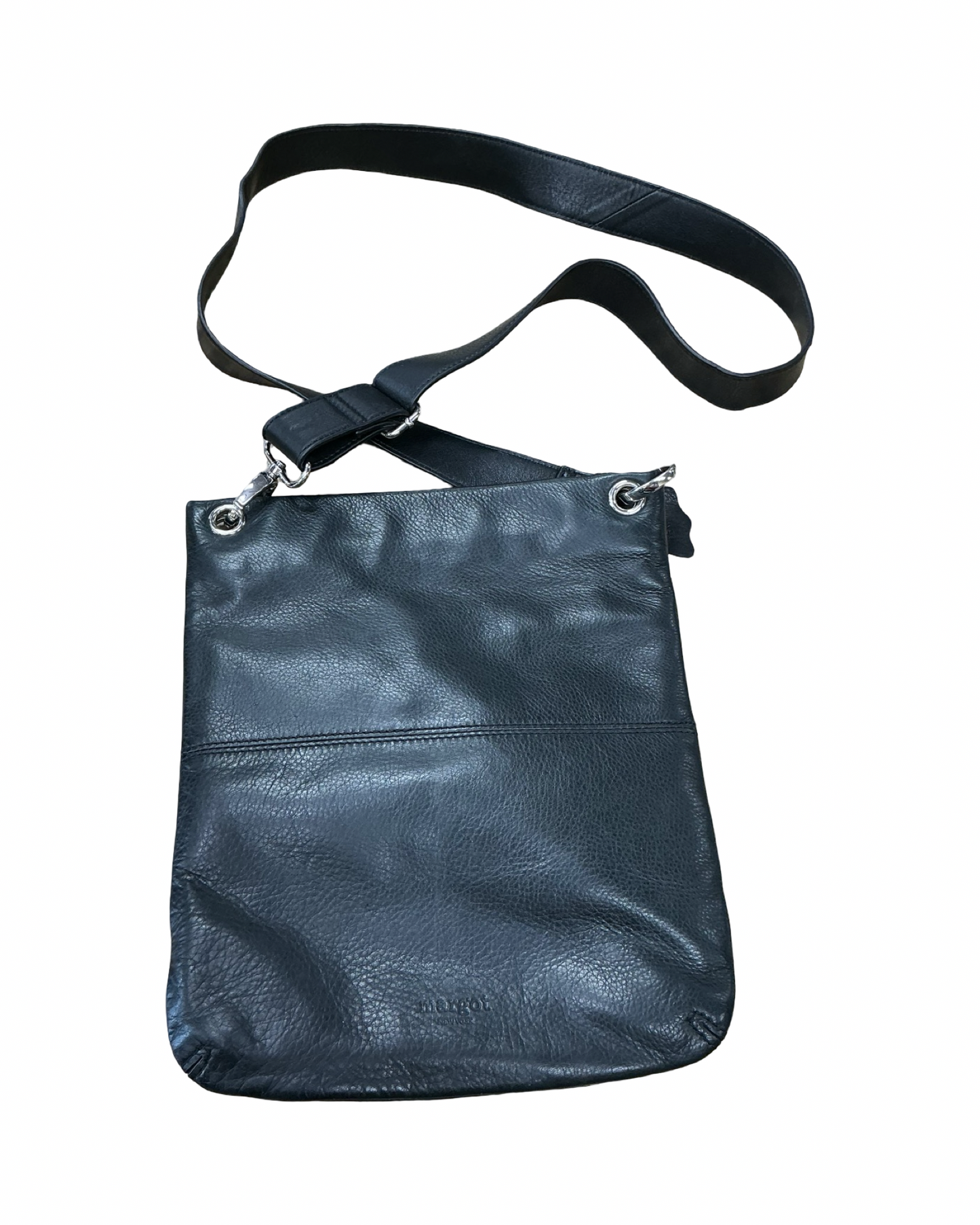 Crossbody Leather By Margot In Black, Size:Medium