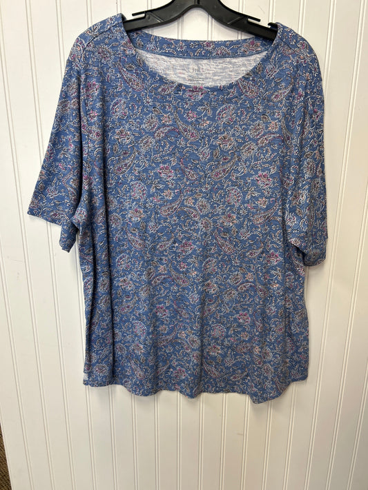 Top Ss By J. Jill In Blue, Size:2X