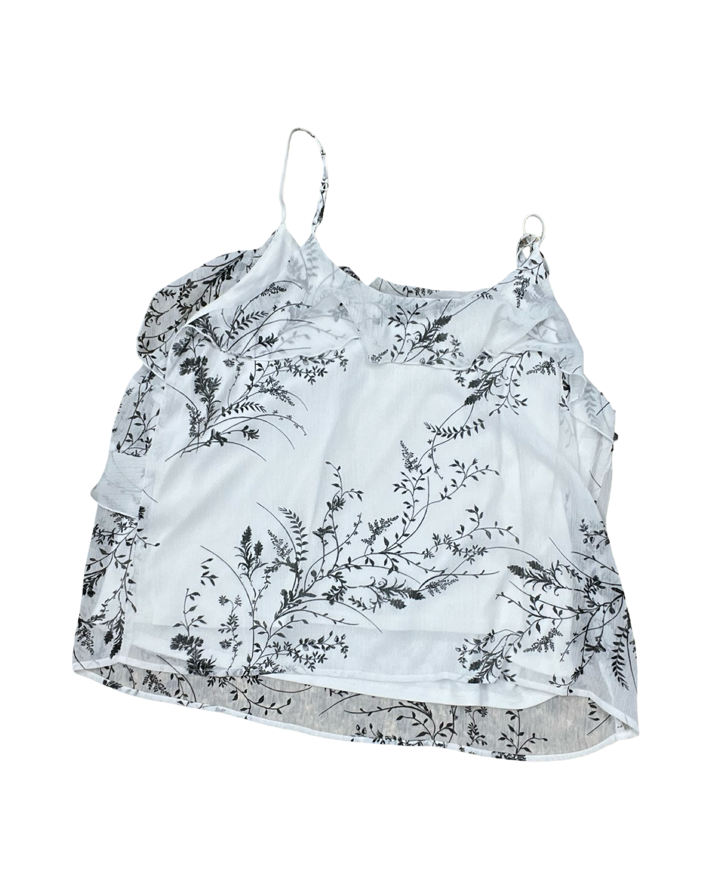 Top Sleeveless By Maurices In Black & White, Size:1X