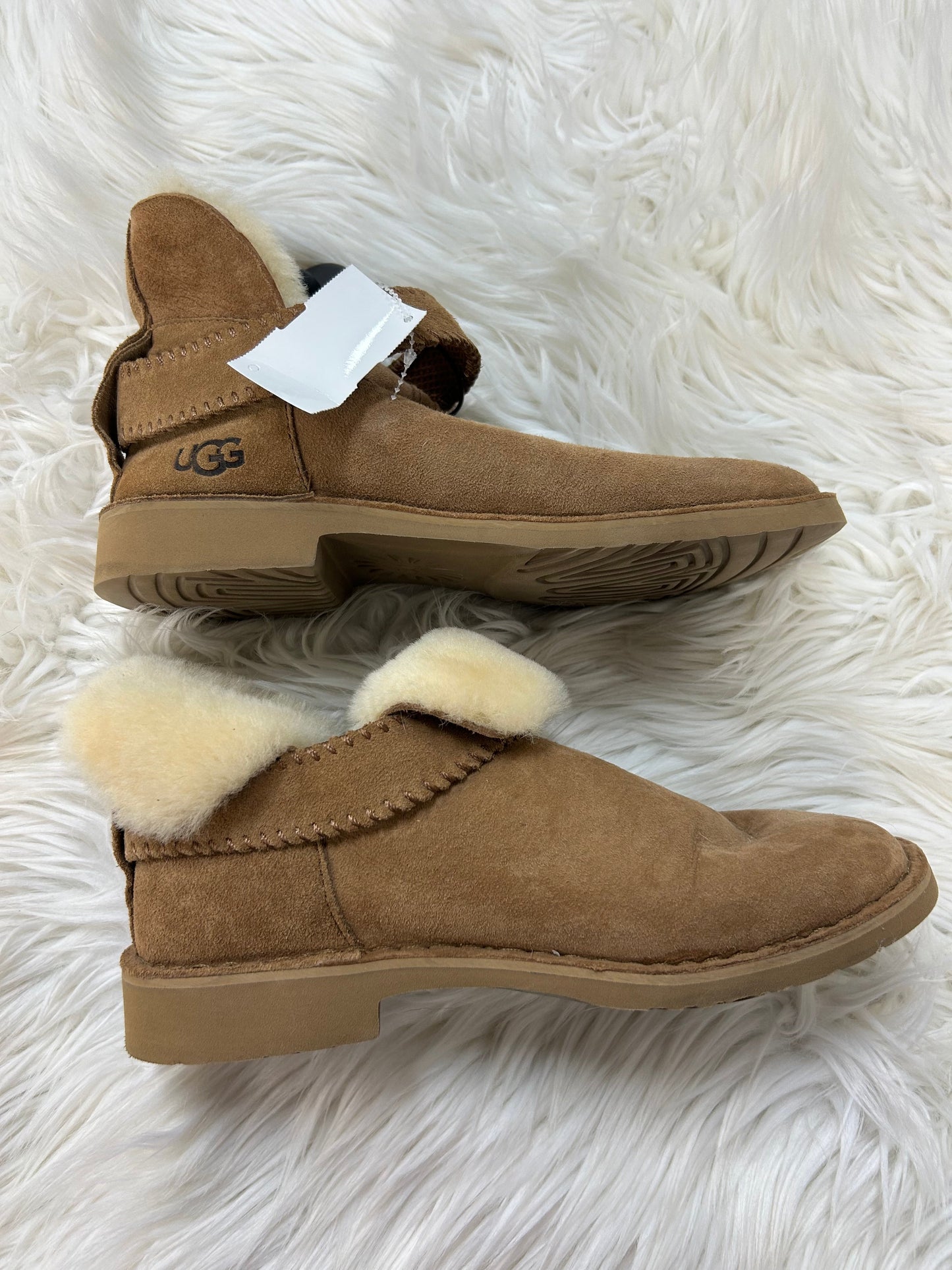 Boots Designer By Ugg In Brown, Size:8.5